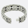 Art Deco Onyx and Diamond Bracelet