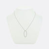 Tiffany & Co. Metro Diamond Oval Pendant