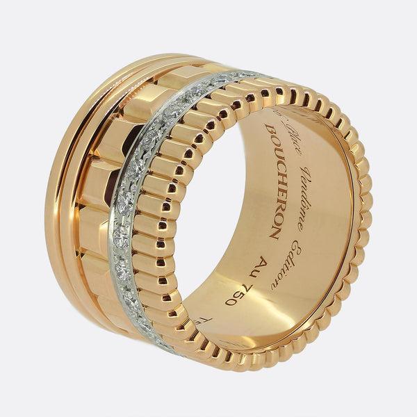 Boucheron Large Quatre Radiant Diamond Ring Size N (54)