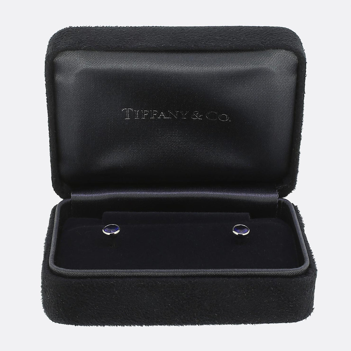 Tiffany & Co. Elsa Peretti Colour By The Yard Sapphire Stud Earrings