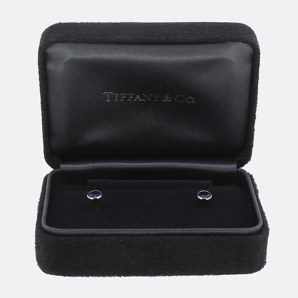 Tiffany & Co. Elsa Peretti Colour By The Yard Sapphire Stud Earrings