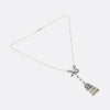 Antique Pearl and Diamond Drop Pendant Necklace