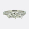 1.23 Carat Diamond Three-Stone Ring