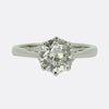 1.75 Carat Old Cut Diamond Solitaire Ring