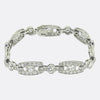 Chaumet Art Deco 9.50 Carat Diamond Bracelet