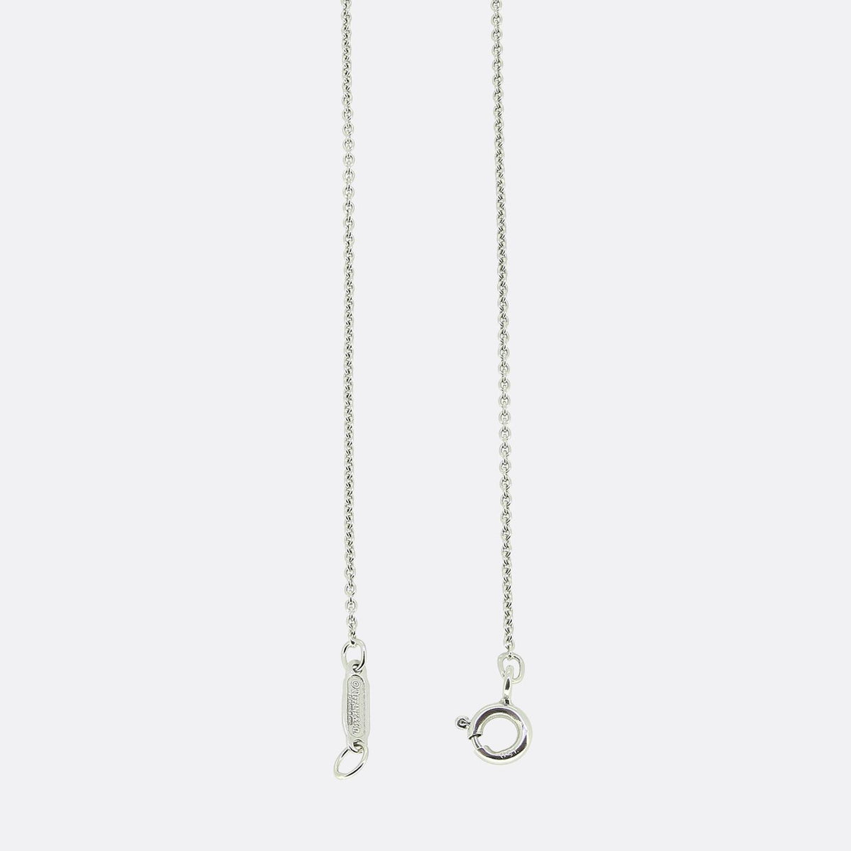 Tiffany & Co. Metro Diamond Oval Pendant