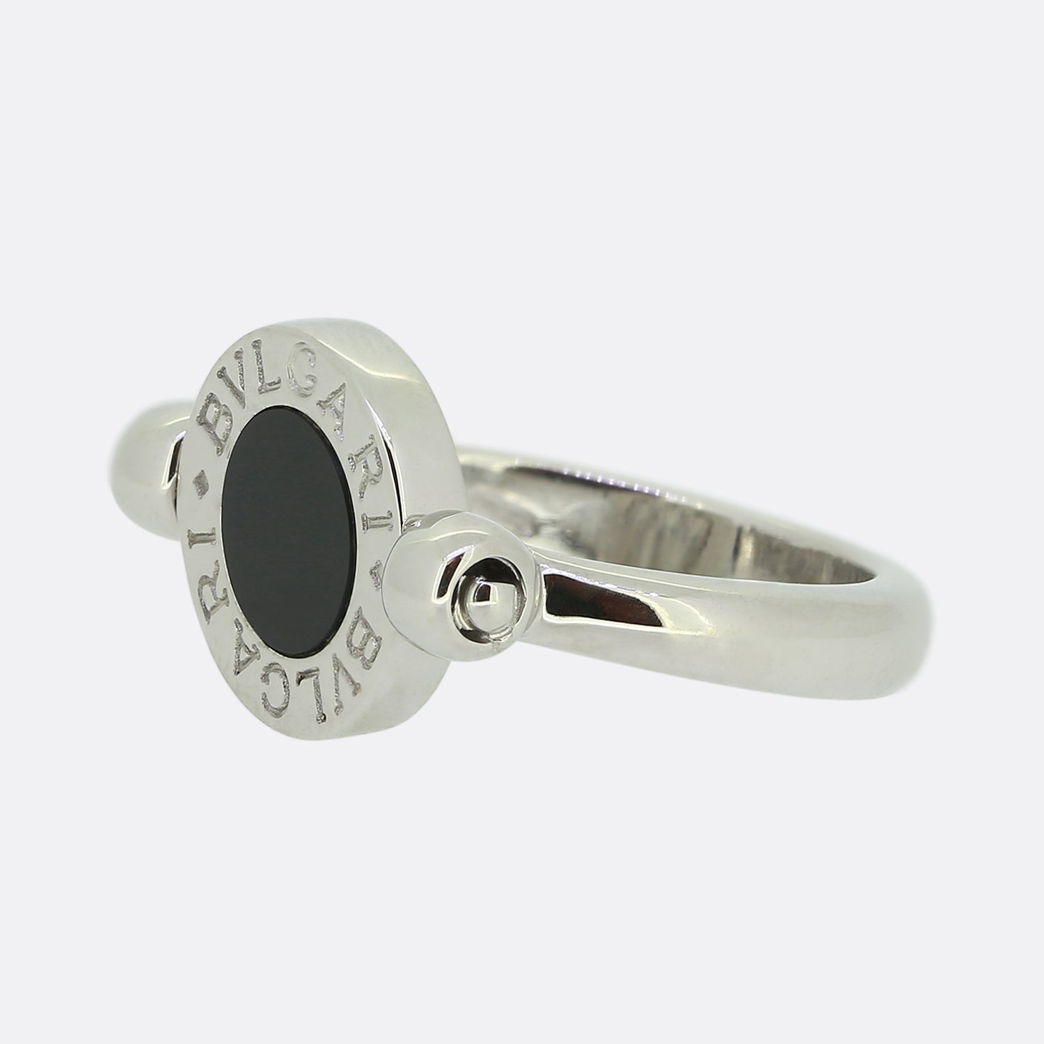 Bvlgari black onyx ring on sale
