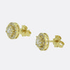 0.80 Carat Diamond Cluster Earrings