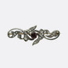 Antique Ruby and Diamond Brooch