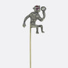 Victorian Ruby and Diamond Monkey Stick Pin