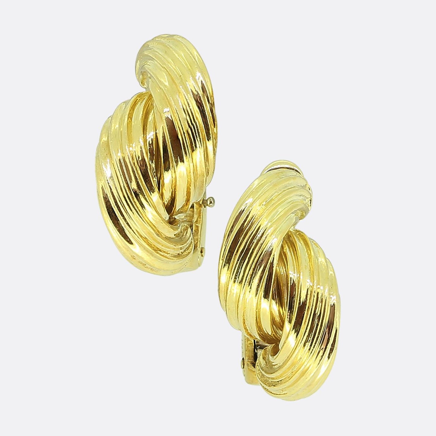Boucheron Vintage Textured Earrings