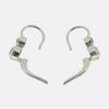 Art Deco 1.60 Carat Old Cut Diamond Drop Earrings
