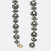 Antique 24.00 Carat Diamond Pansy Necklace