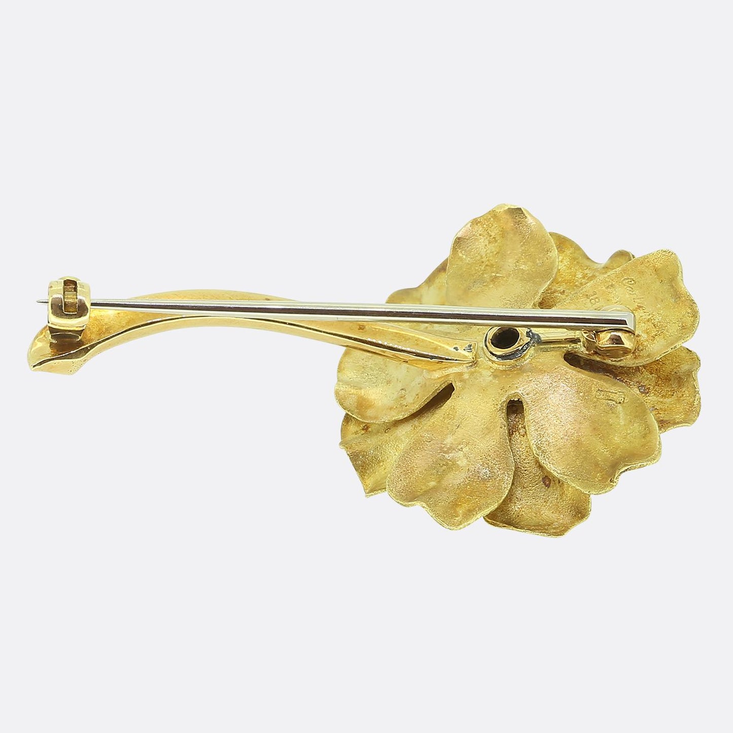 Vintage Cartier Diamond Flower Brooch