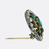 Victorian Emerald and Diamond Brooch