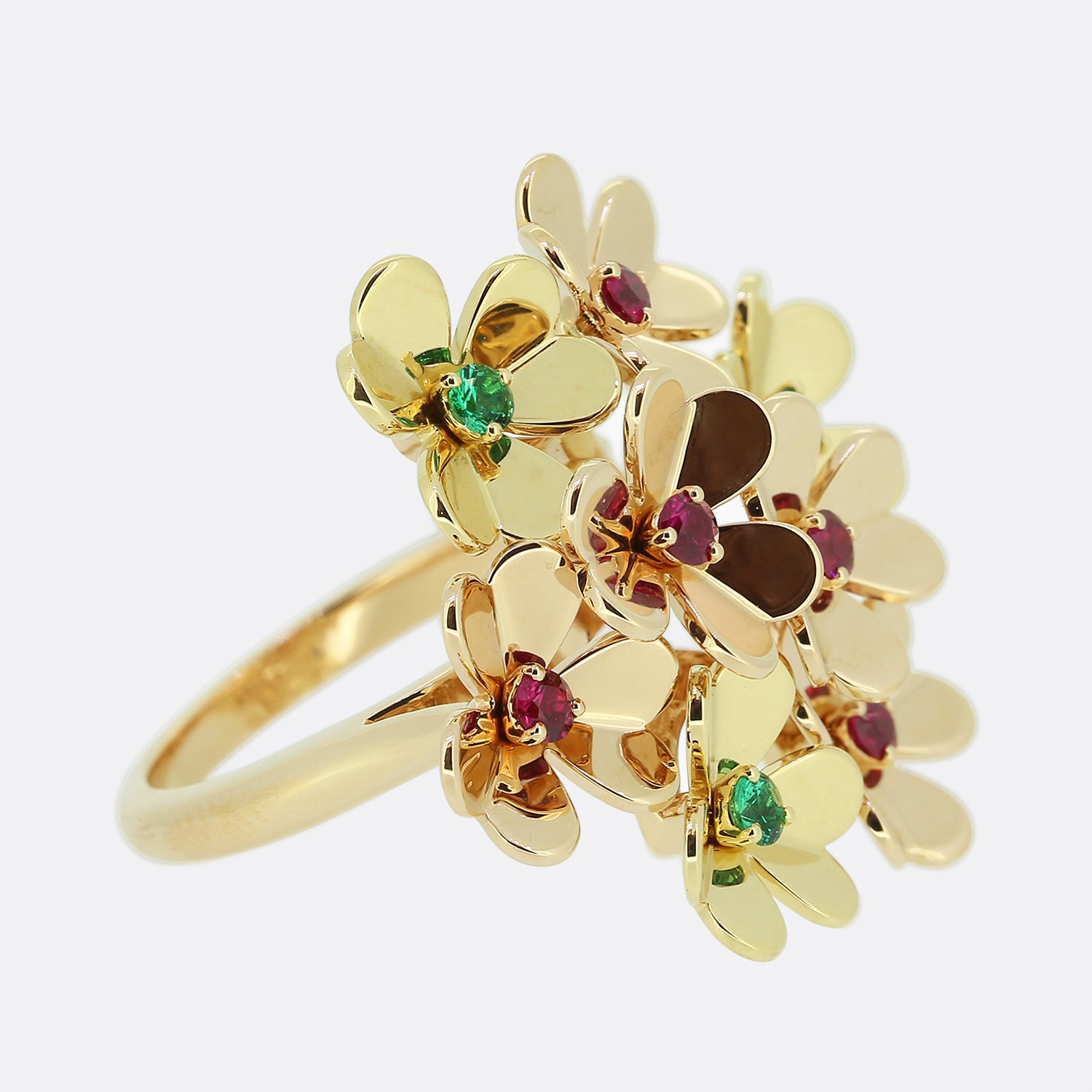 Van Cleef Arpels Ruby and Emerald Frivole Ring The Vintage