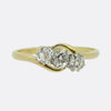 Vintage Three-Stone Diamond Ring