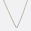 Art Deco Pink Enamel Longuard Necklace