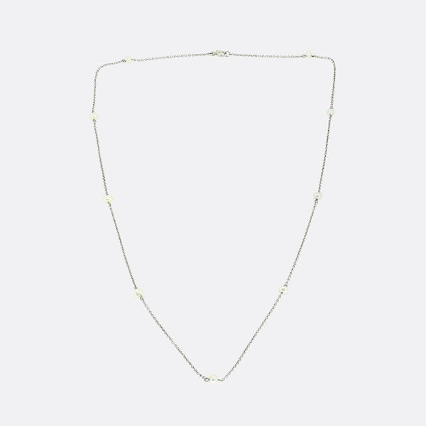 Edwardian Natural Pearl Set Chain