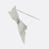 Art Deco 6.00 Carat Diamond Bow Brooch