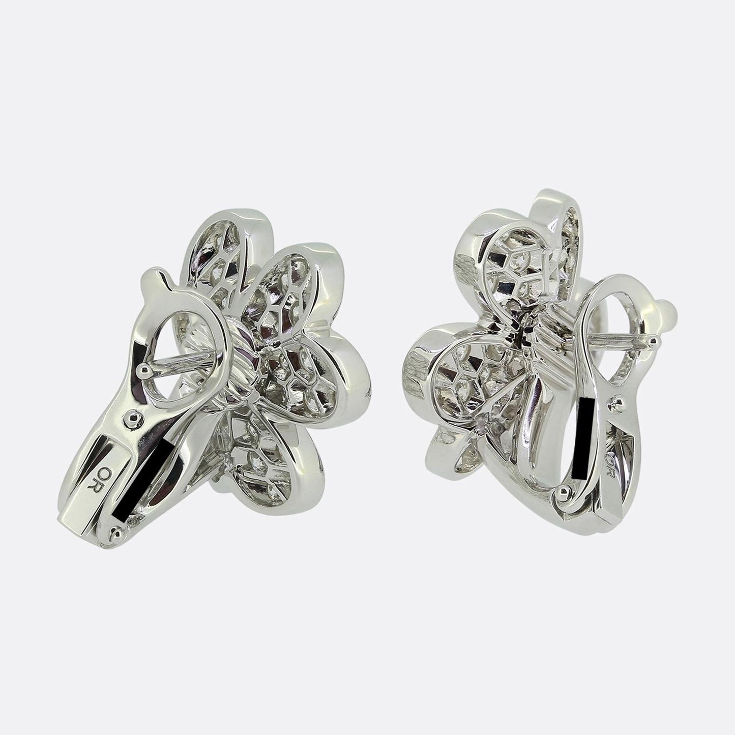 Van Cleef & Arpels Small Model Frivole Diamond Earrings