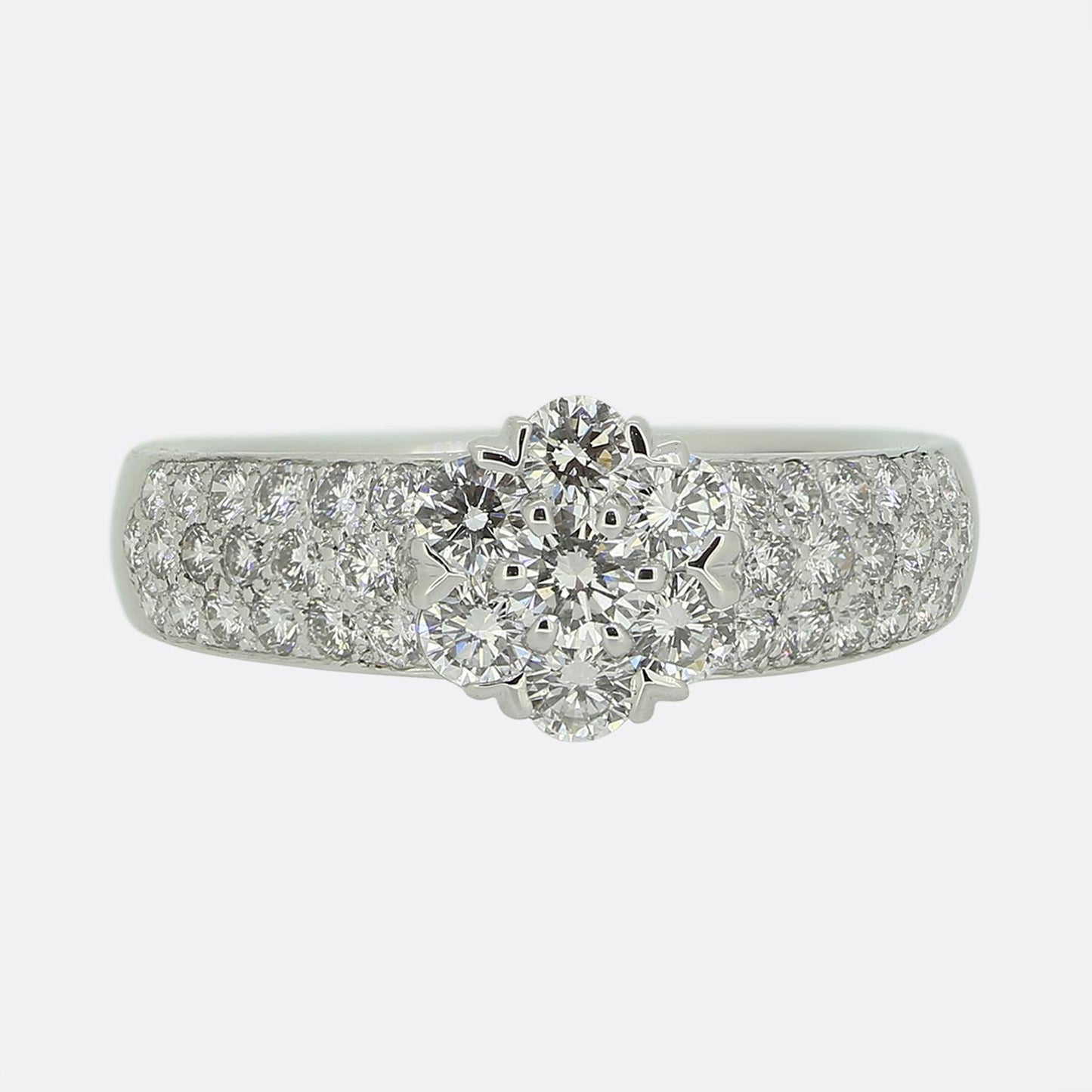 Van Cleef & Arples Fleurette Diamond Ring