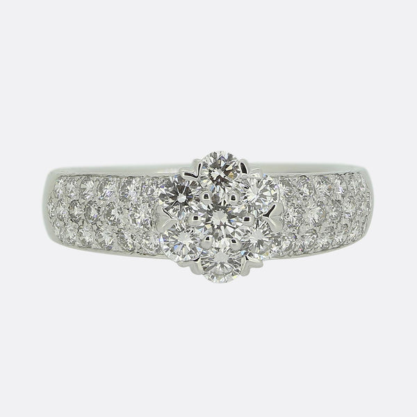 Van Cleef & Arples Fleurette Diamond Ring