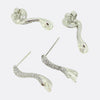 Adler Pear and Pave Diamond Set Drop Earrings