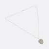 Antique Pearl and Diamond Heart Locket Necklace