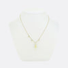 2.11 Carat Fancy Yellow Diamond Necklace