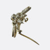 Victorian Diamond Star Brooch Pendant