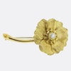 Vintage Cartier Diamond Flower Brooch