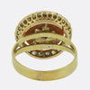 Antique Coral and Diamond Ring