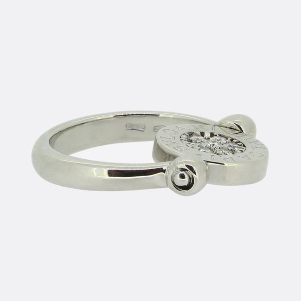 Bvlgari Onyx and Diamond Ring