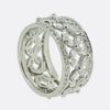 Tiffany & Co. Victoria Diamond Band Ring Size J 1/2 (49.5)