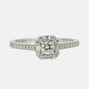 0.50 Carat Diamond Halo Ring