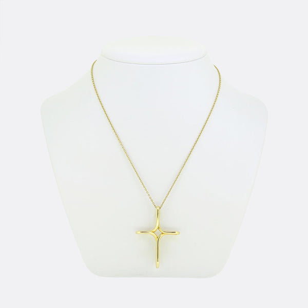 Tiffany & Co. Infinity Cross Pendant Necklace