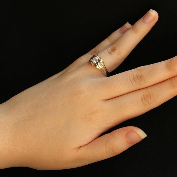 Vintage 0.45 Carat Diamond Ring