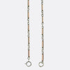 Art Deco Pink Enamel Longuard Necklace