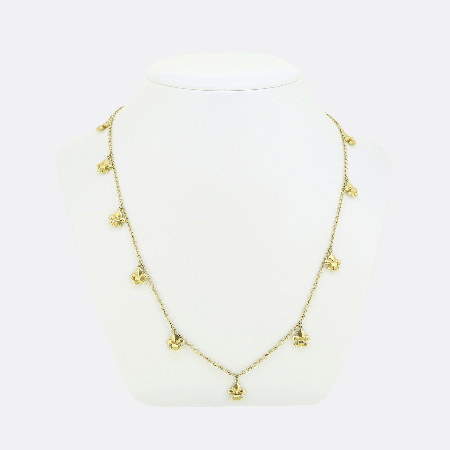 Vintage Fleur de Lis Necklace