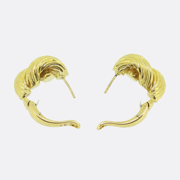 Boucheron Vintage Textured Earrings