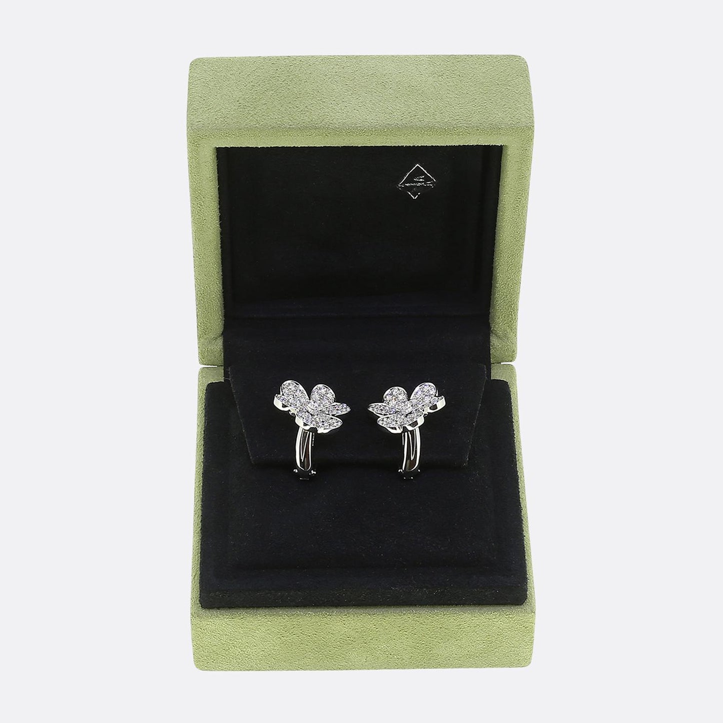 Van Cleef & Arpels Small Model Frivole Diamond Earrings