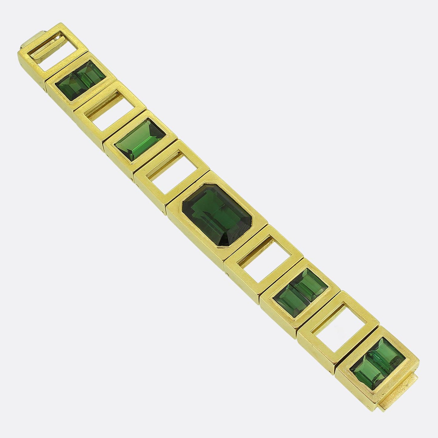Vintage Tourmaline Abstract Bracelet