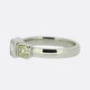 Vintage Three-Stone Asscher Cut Diamond Ring