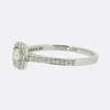 0.50 Carat Diamond Halo Ring
