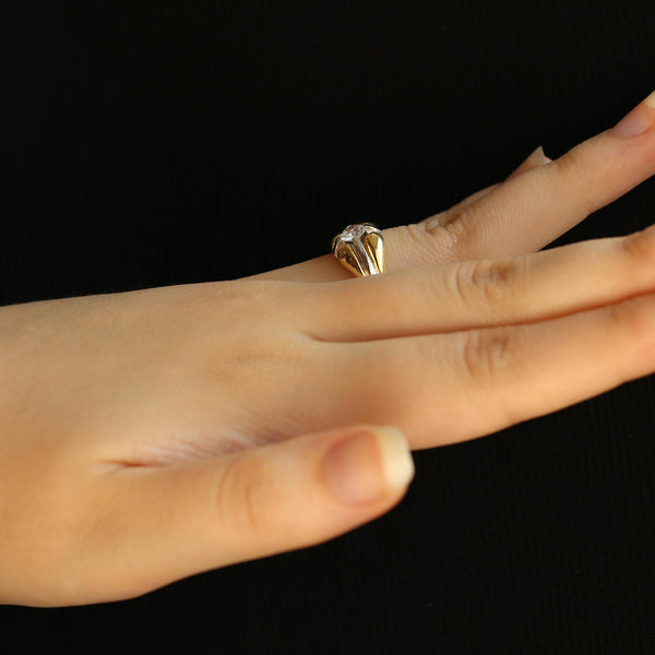 Vintage 0.45 Carat Diamond Ring