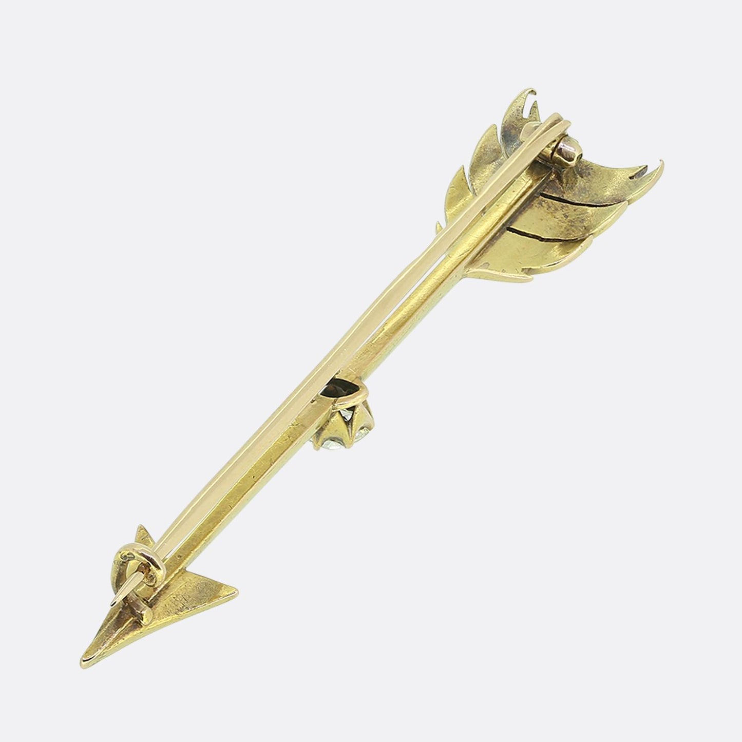 Antique Diamond Arrow Brooch