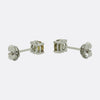 0.72 Carat Fancy Yellow Diamond Stud Earrings