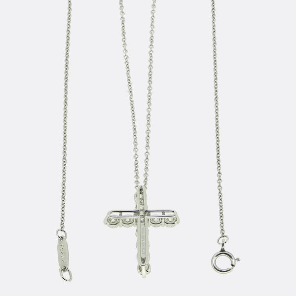 Tiffany & Co. Diamond Cross Necklace