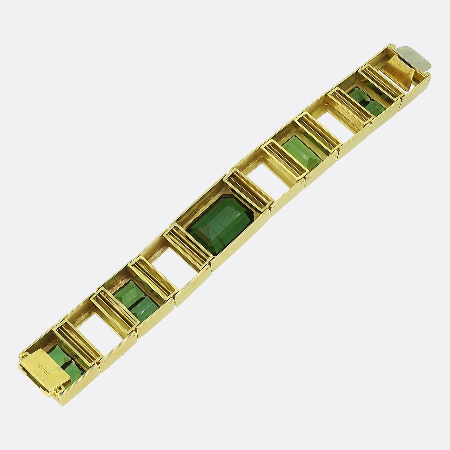 Vintage Tourmaline Abstract Bracelet